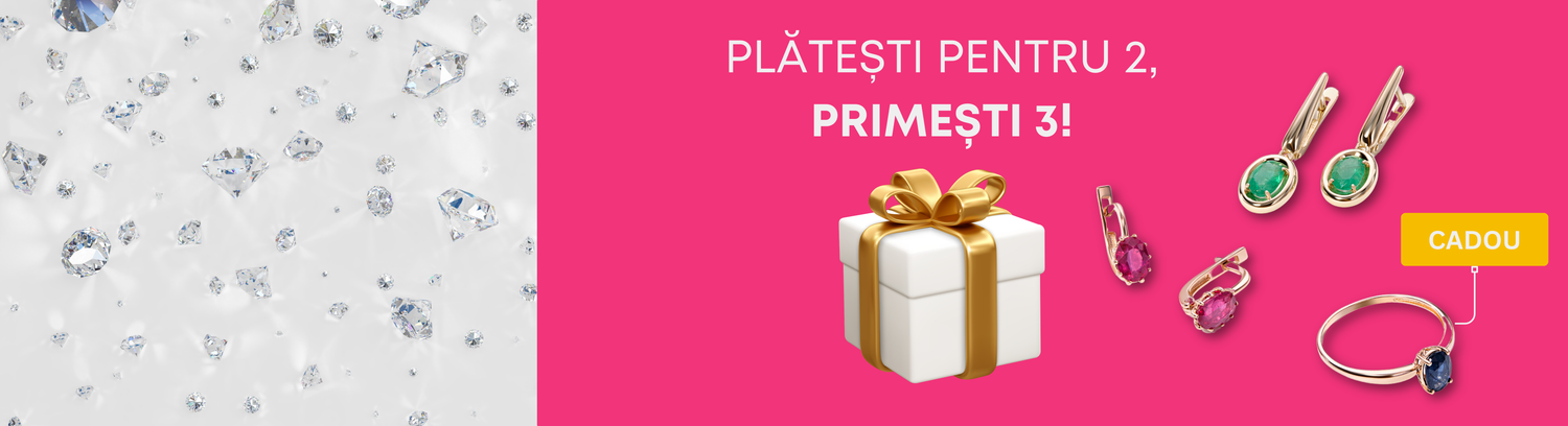 2+1 🎁 Bijuterii cu pietre prețioase