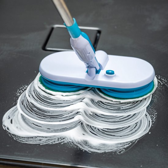 Hurricane Floating Mop – Mop rotativ electric, alimentat cu baterii