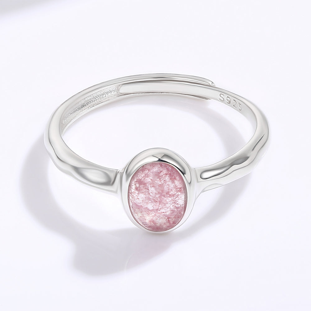 Inel din Aliaj Placat cu Aur ( 10 grame ) cu Cristal Roșu Emporia® 1 