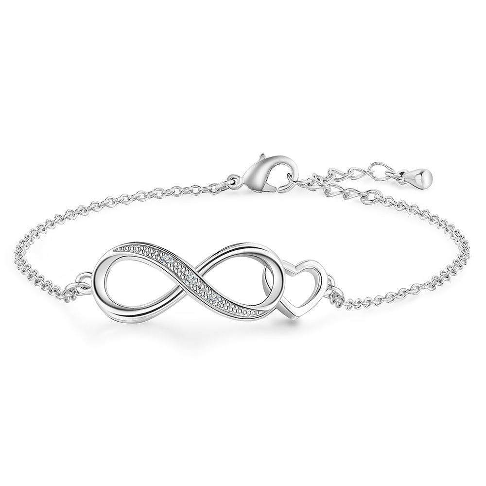 Brățară din Aliaj Placat cu Aur ( 10 grame ) cu Cristal Alb Emporia® 1 