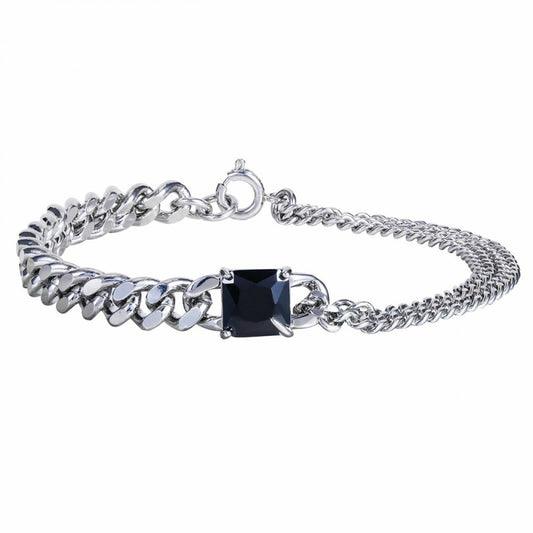Brățară din Aliaj Placat cu Aur cu Cristal Alb Emporia®
