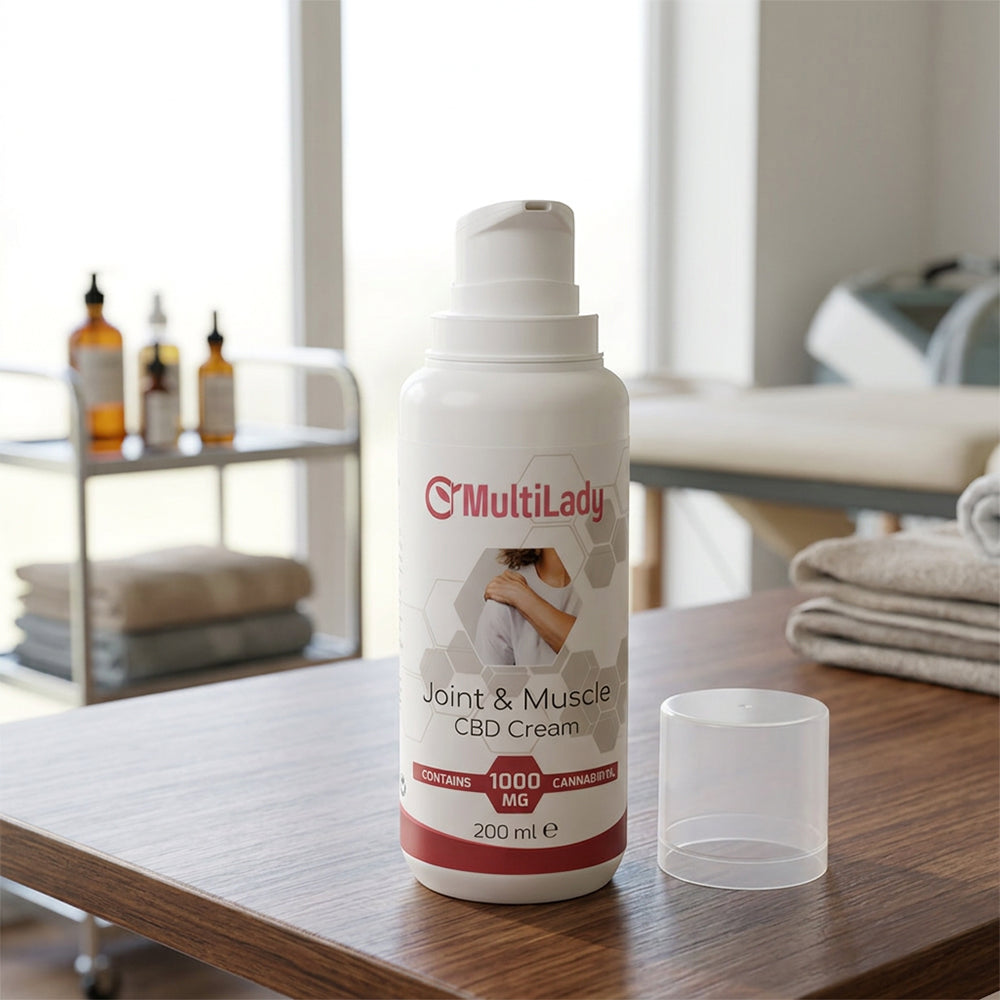Cremă pentru Articulații și Mușchi MultiLady CBD 1000 mg – 200 ml 6 