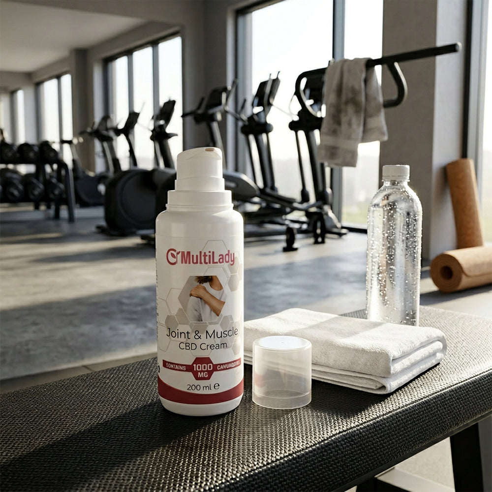 Cremă pentru Articulații și Mușchi MultiLady CBD 1000 mg – 200 ml 7 