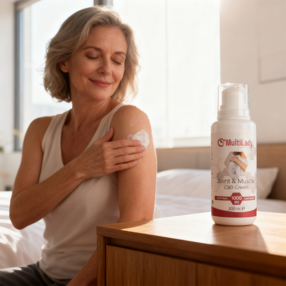 Cremă pentru Articulații și Mușchi MultiLady CBD 1000 mg – 200 ml 15 