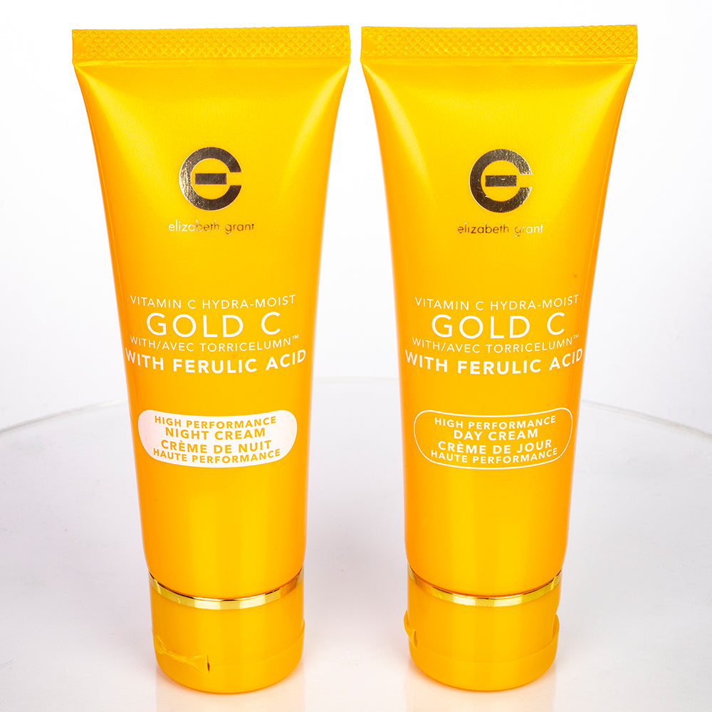 Set Cremă de Zi și de Noapte Elizabeth Grant Vitamin C Gold C (2 × 60 ml) 1 