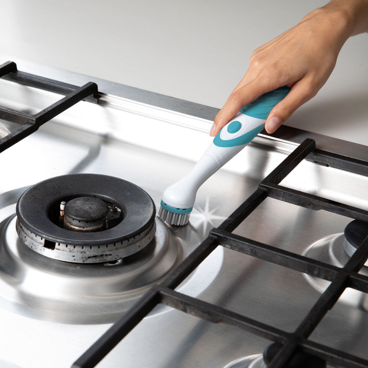 Scrub Buddi XS – perie electrică de curățare cu 4 capete interschimbabile 1 
