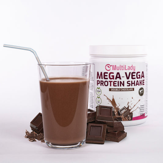 Shake proteic ML Mega Vega, ciocolată dublă