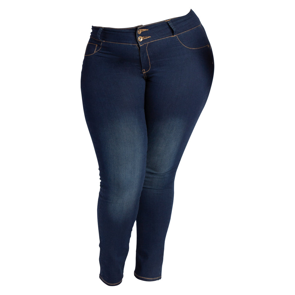 MyFit Jeans Leggings – Colanți cu efect denim care se potrivesc oricărui tip de siluetă (EU size: 44-50) 3 