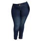 MyFit Jeans Leggings – Colanți cu efect denim care se potrivesc oricărui tip de siluetă (EU size: 44-50)