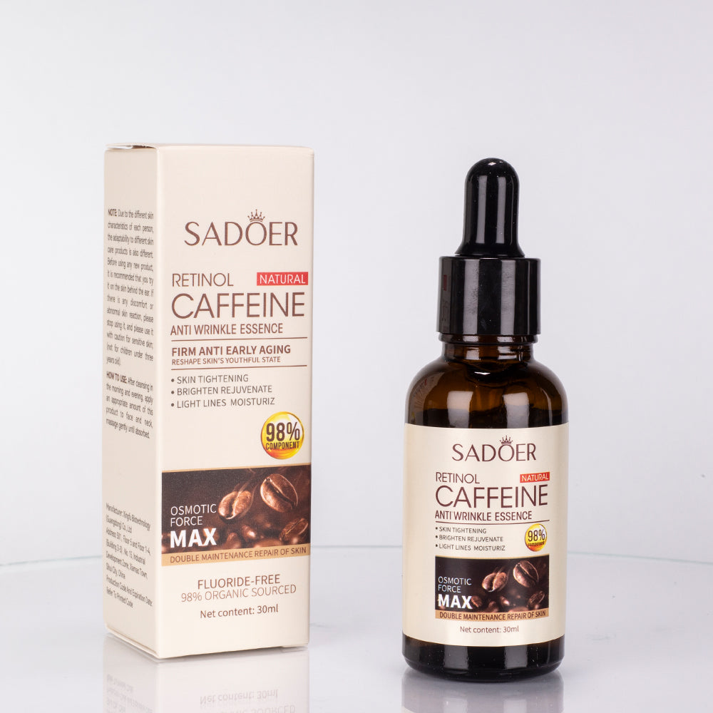 Ser facial antirid cu retinol și cafeină SADOER 1 