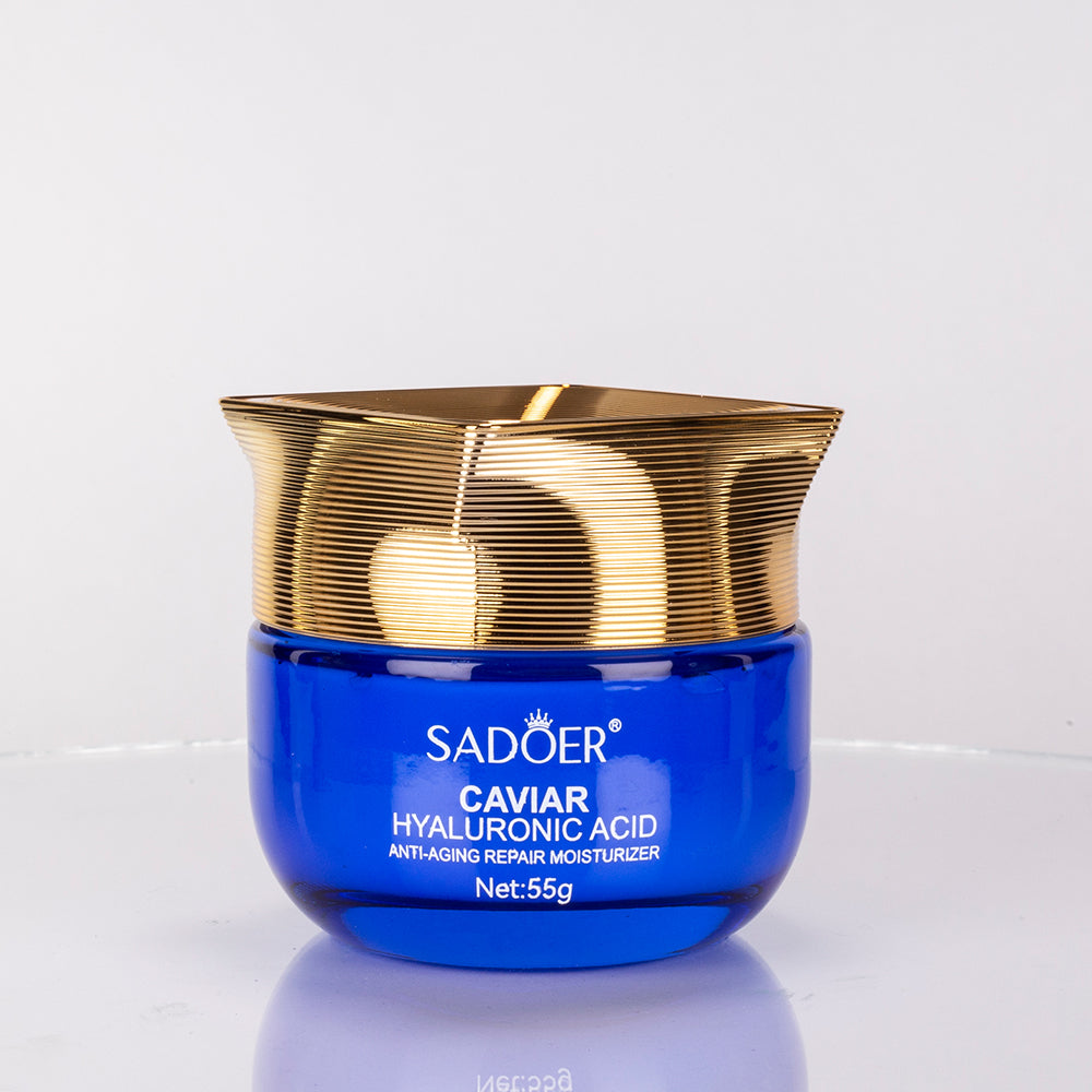 Cremă facială regeneratoare și anti-îmbătrânire cu caviar și acid hialuronic SADOER
