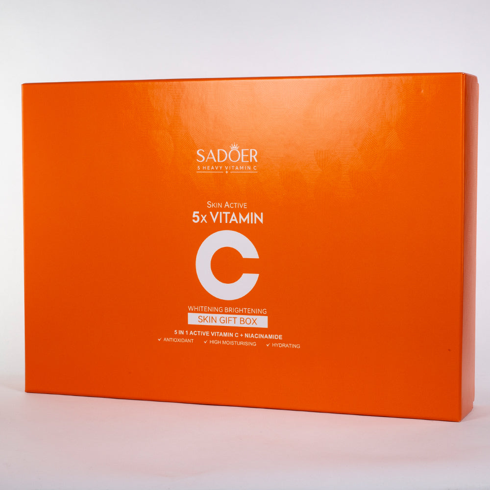 Set Cadou SADOER cu Vitamina C pentru Hidratarea și Uniformizarea nuanței Tenului – 6 Piese 3 