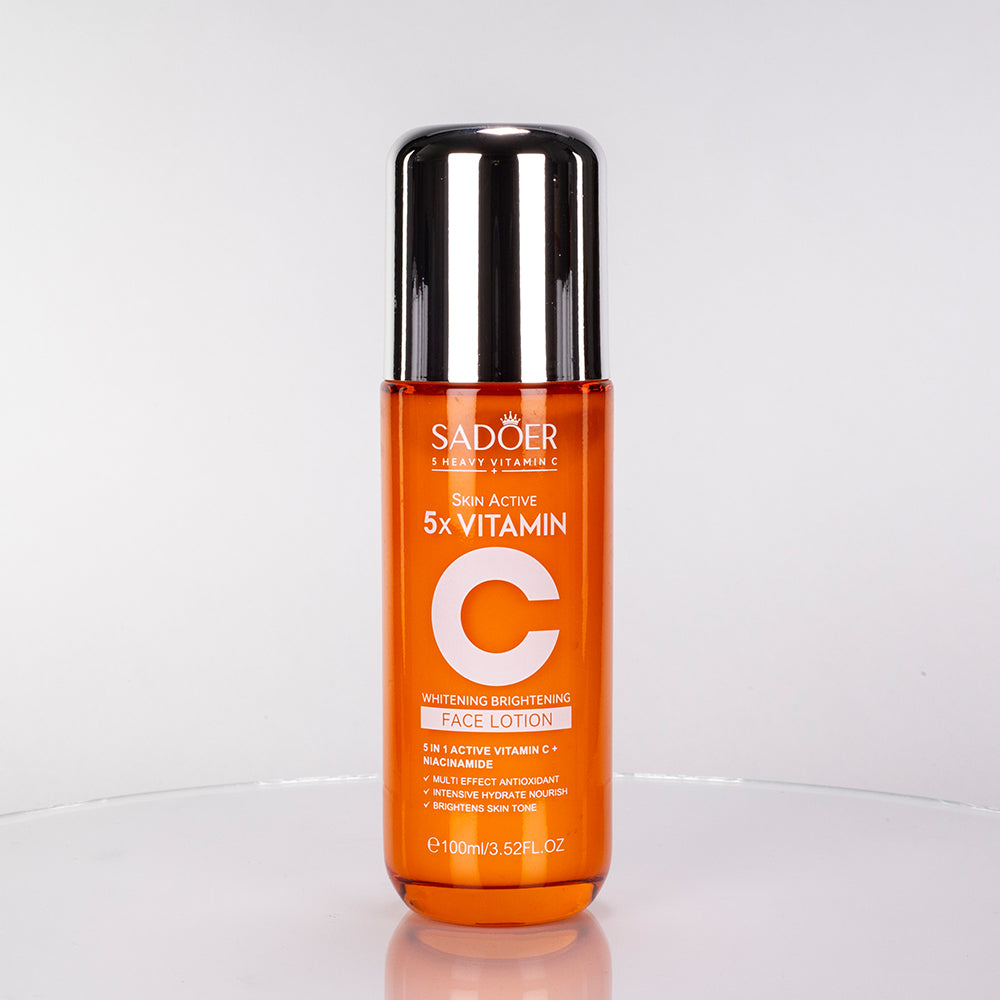 Set Cadou SADOER cu Vitamina C pentru Hidratarea și Uniformizarea nuanței Tenului – 6 Piese