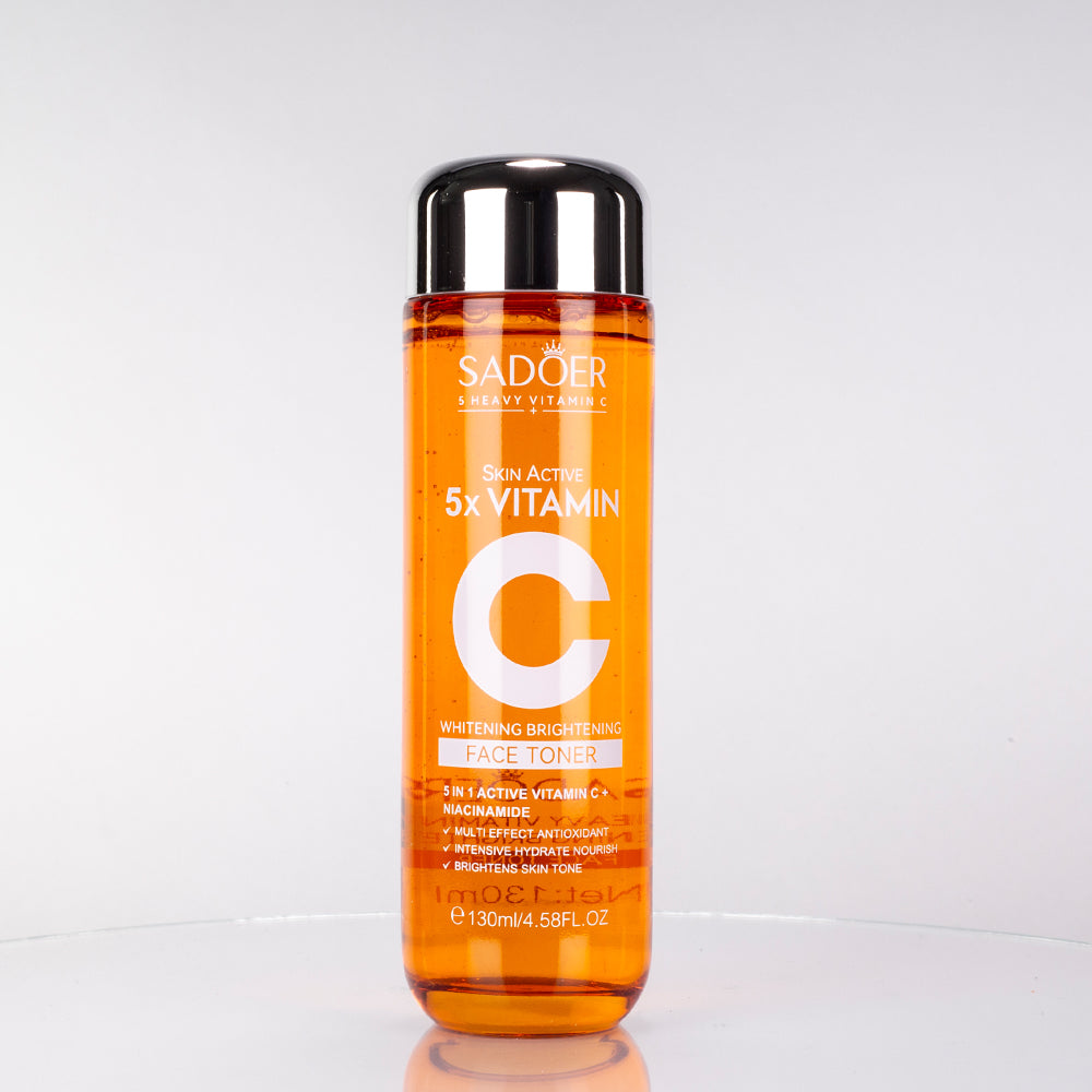 SADOER – 5 tipuri de loțiuni tonice pentru față cu vitamina C, cu efect hidratant și uniformizant 2 