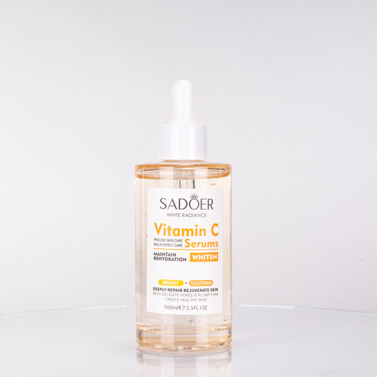 Ser facial hidratant și pentru uniformizarea nuanței tenului cu Vitamina C SADOER
