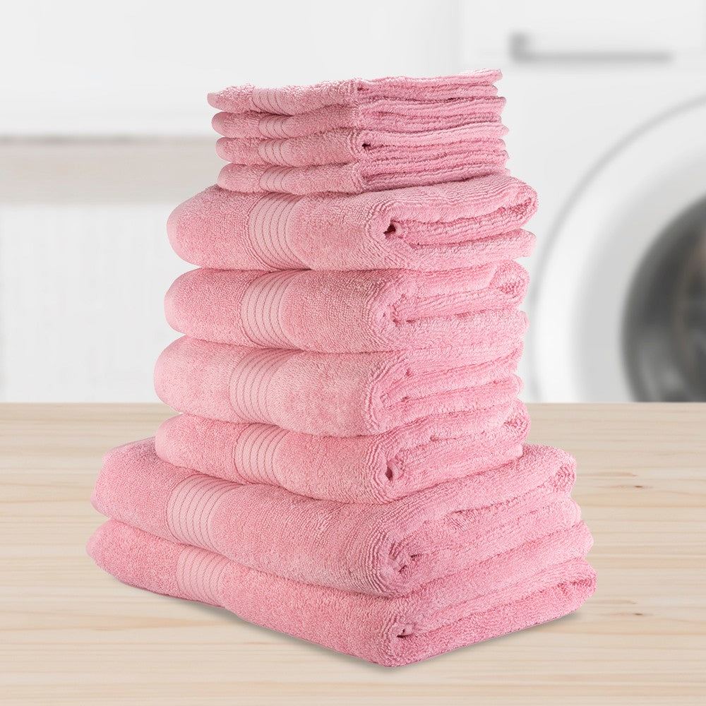 Set de Prosoape Extra Delicate 5 + 5 buc 100% Bumbac, ROZ DECHIS