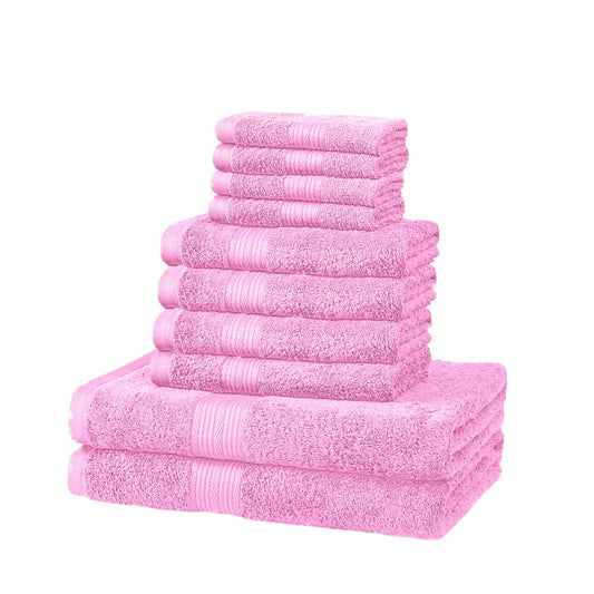 Set de Prosoape Extra Delicate 5 + 5 buc 100% Bumbac, ROZ PASTEL