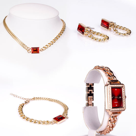 Set din Aliaj Placat cu Aur ( 35 grame )