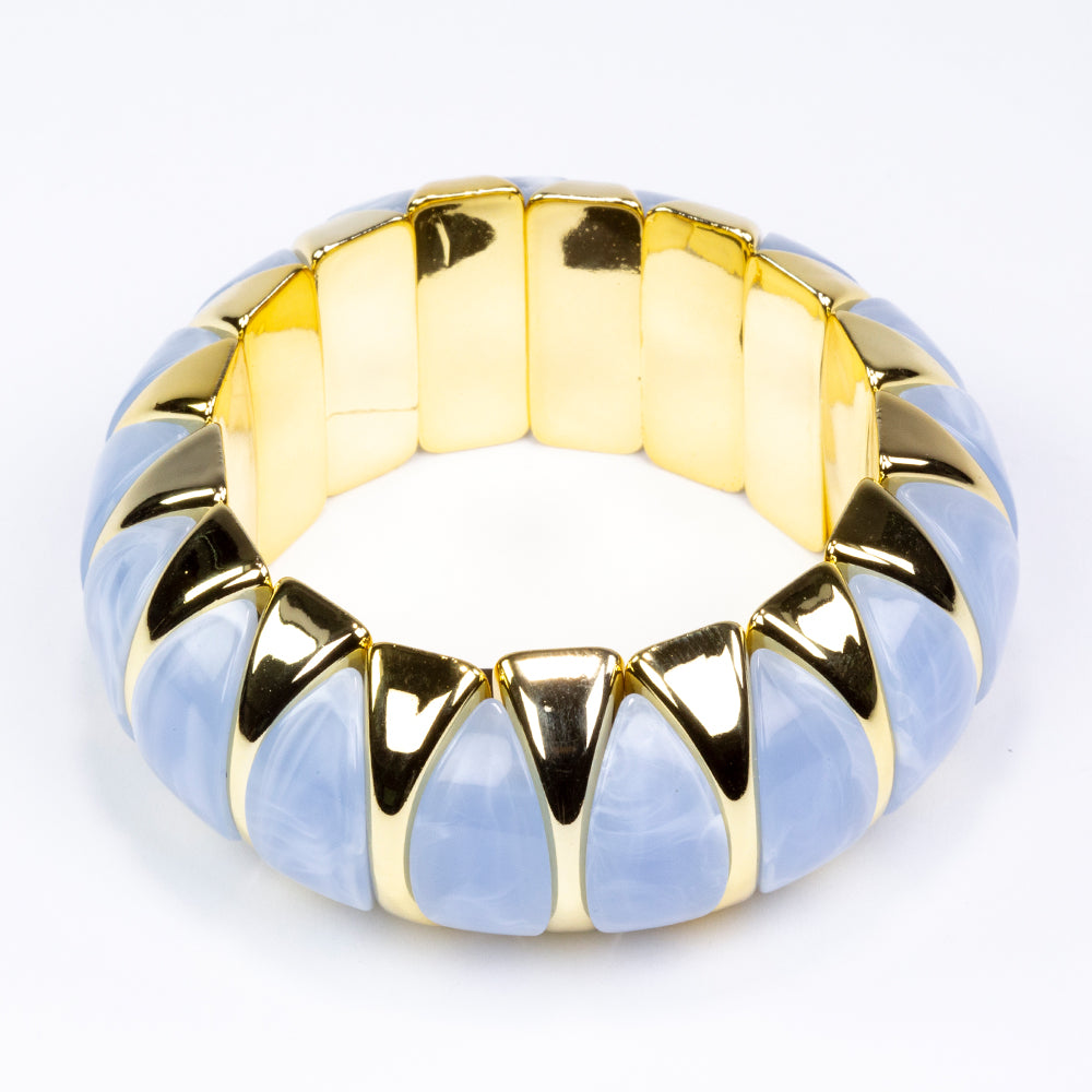 Brățară din Mărgele ( 50.5 grame ) cu Cristal Albastru Emporia®