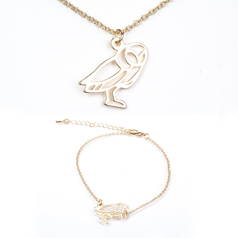 Set din Aliaj Placat cu Aur ( 6.5 grame ) ( Colier+Brățară )