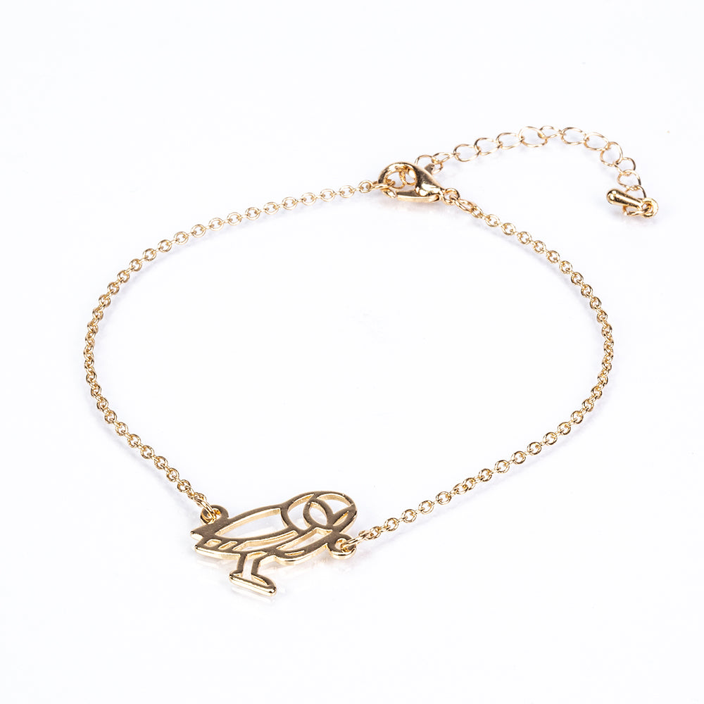 Set din Aliaj Placat cu Aur ( 6.5 grame ) ( Colier+Brățară )