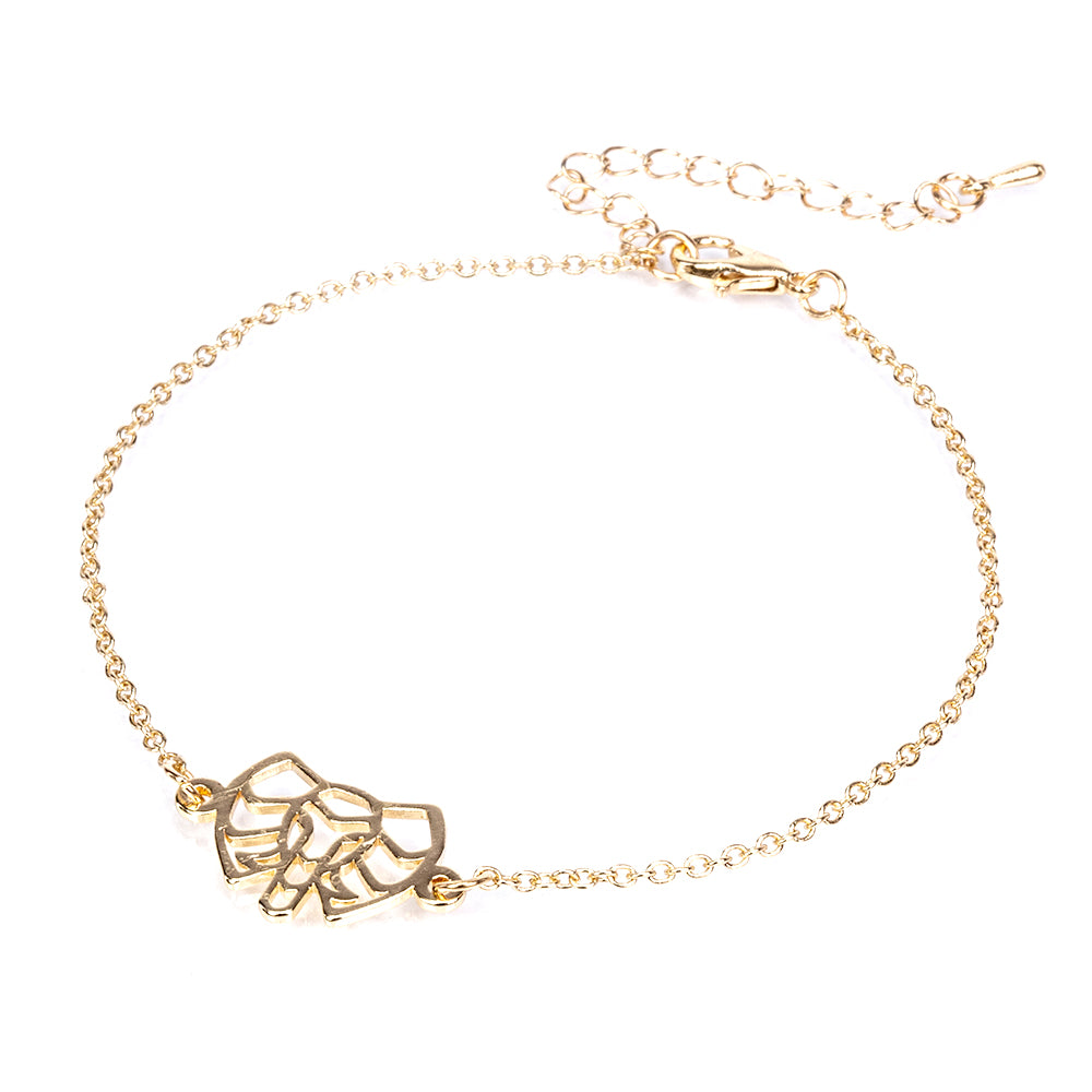 Set din Aliaj Placat cu Aur ( 6.5 grame ) ( Colier+Brățară ) 6 