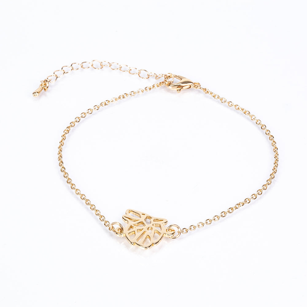 Set din Aliaj Placat cu Aur ( 6.5 grame ) ( Colier+Brățară ) 3 