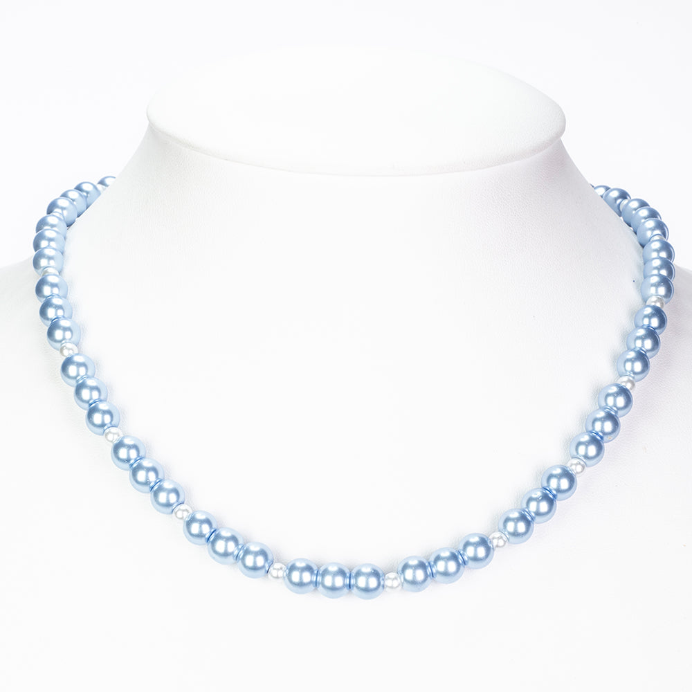 Colier din Mărgele ( 80 grame ) cu Perlă de cristal