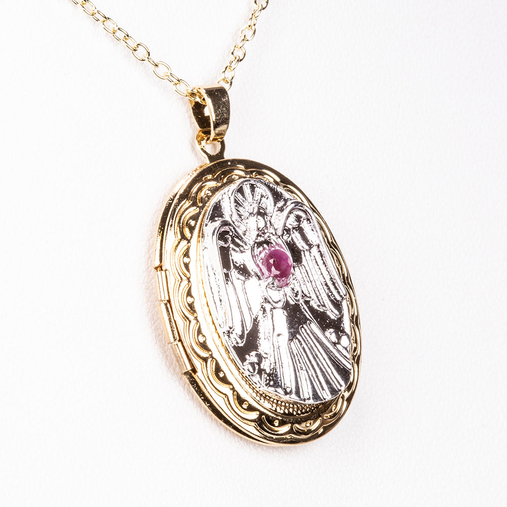 Colier cu medalion protector angelic 8 