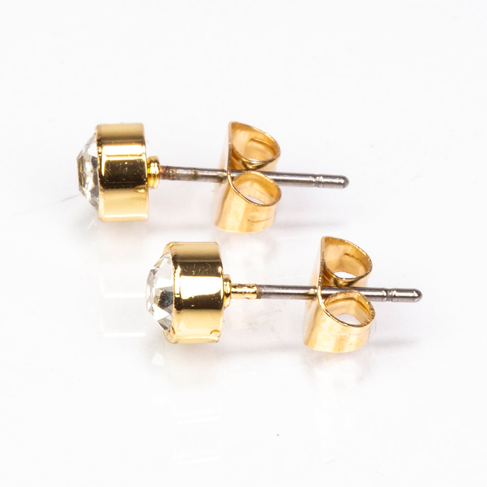 Ceas din Aliaj Placat cu Aur ( 67 grame ) cu Smarald și Cristal Alb Emporia® 2.96 Carate ( Colier+Cercei+Pandantiv )