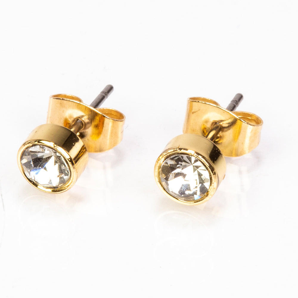 Ceas din Aliaj Placat cu Aur ( 67 grame ) cu Smarald și Cristal Alb Emporia® 2.96 Carate ( Colier+Cercei+Pandantiv )