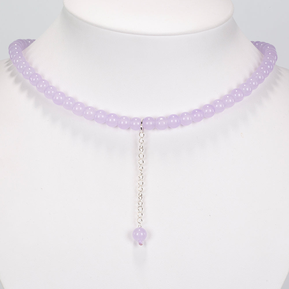 Colier din Argint 925 ( 1 grame ) cu Jad 70.56 Carate