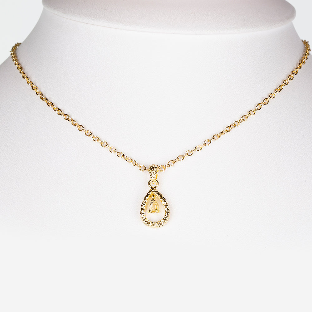 Ceas din Aliaj Placat cu Aur ( 62 grame ) cu Rubin și Cristal Alb Emporia® 0.92 Carate ( Colier+Cercei+Pandantiv ) 3 