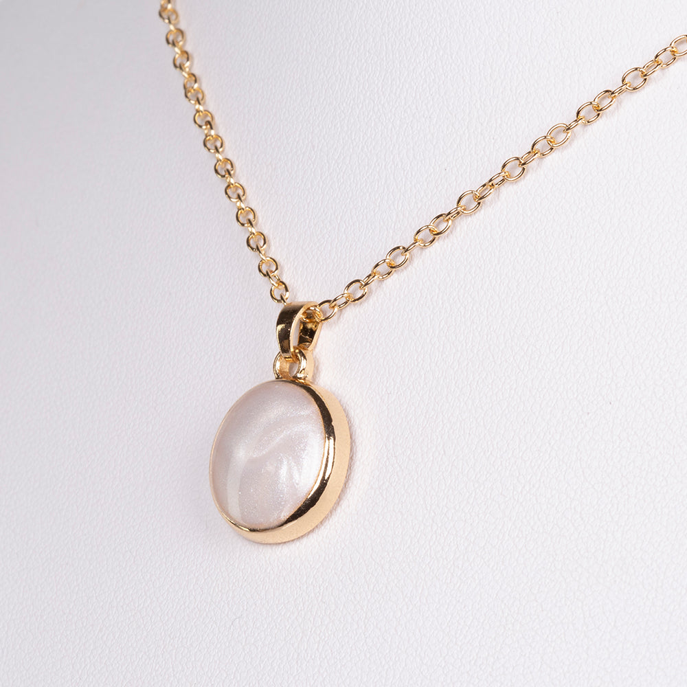 Colier din Aliaj Placat cu Aur ( 6 grame ) cu Email 2 