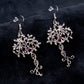 Cruce Cercei din Aliaj Placat cu Aur ( 13.3 grame ) cu Rubin 0.26 Carate