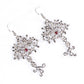 Cruce Cercei din Aliaj Placat cu Aur ( 13.3 grame ) cu Rubin 0.26 Carate
