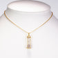 Colier din Aliaj Placat cu Aur ( 5.95 grame ) cu Rubin Thailandez 1.15 Carate