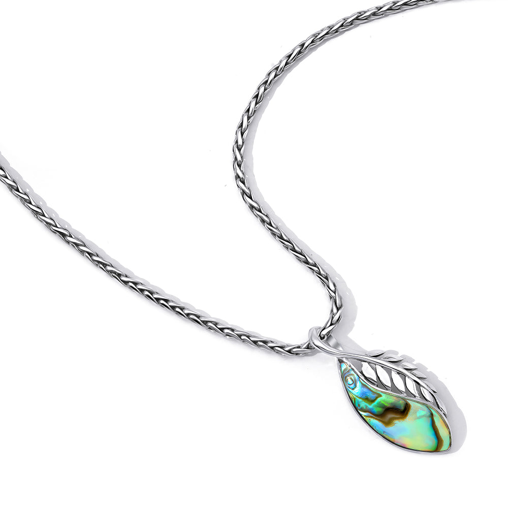 Pandantiv din Argint 925 ( 3.5 grame ) cu Scoică Abalone 1 Carate 1 