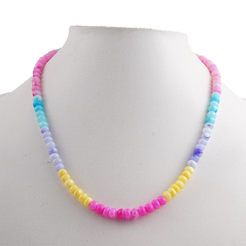 Colier din Aliaj Placat cu Aur ( 3.12 grame ) cu Opal 94.03 Carate 5 
