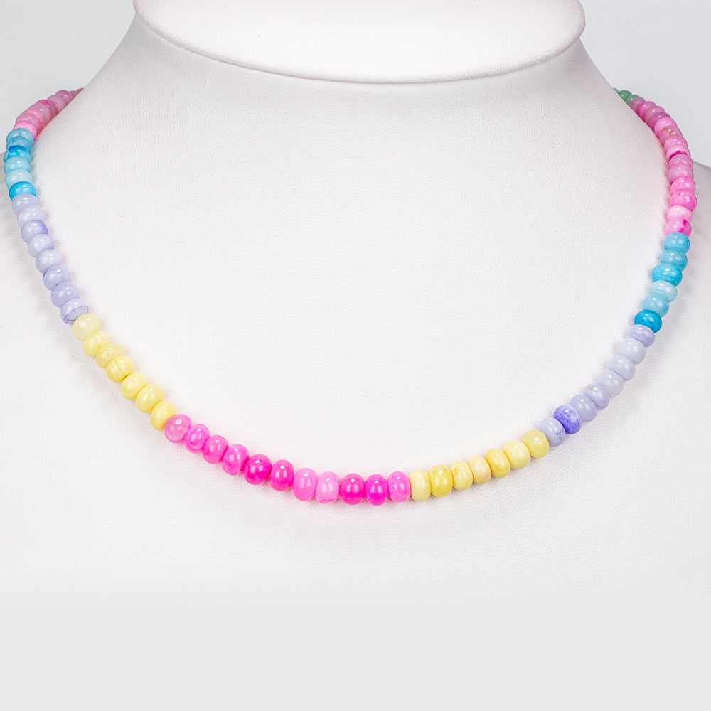 Colier din Aliaj Placat cu Aur ( 3.12 grame ) cu Opal 94.03 Carate 2 