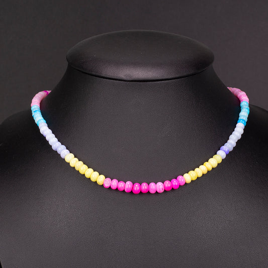 Colier din Aliaj Placat cu Aur ( 3.12 grame ) cu Opal 94.03 Carate