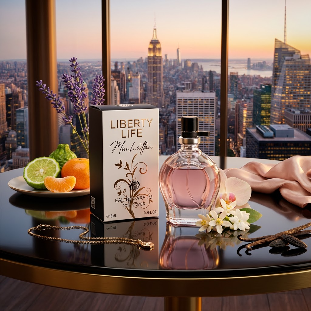15 ml EDP „LIBERTY LIFE MANHATTAN” parfum ambré fougère 1 