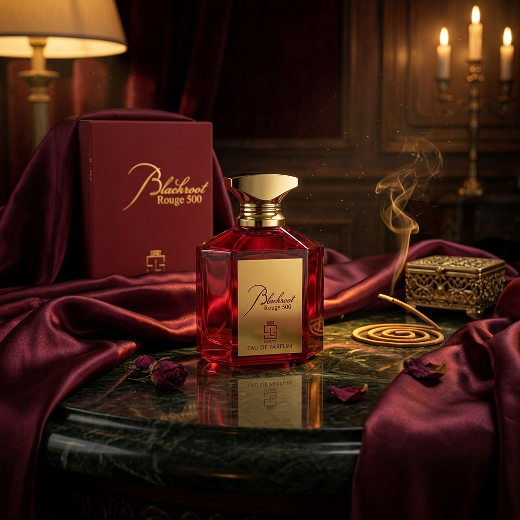 100 ml Eau de Perfume Oriental BLACKROOT ROUGE (Top: BERGAMOT, PINEAPPLE; Middle: SAFFRON, JASMINE; Base: AMBROX, CEDARWOOD, PRALINE)