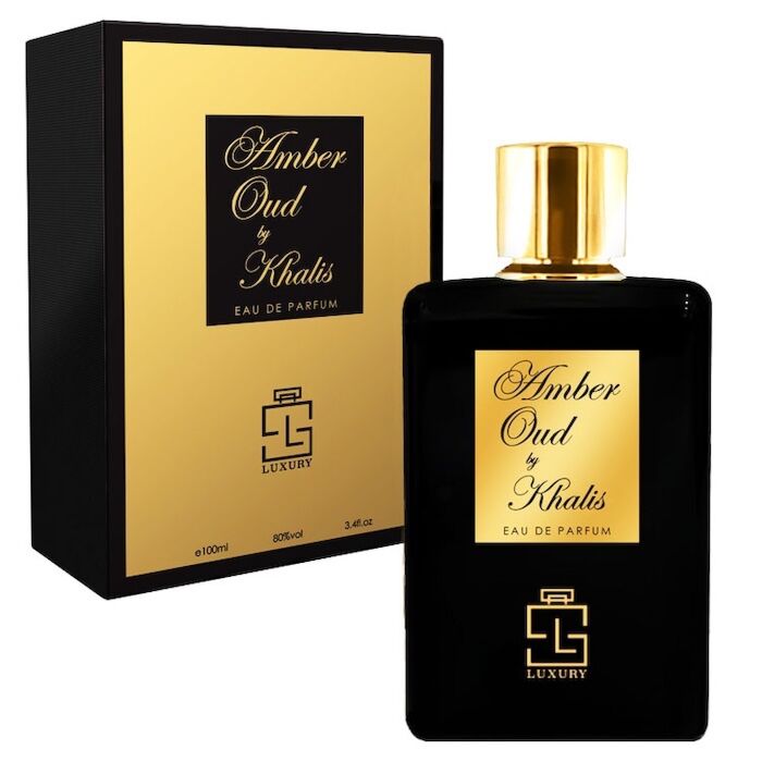 100 ml Eau de Perfume Oriental AMBER OUD BY KHALIS (TOP: CITRUS, LABDANUM, CLOVE, CINNAMON; MIDDLE: SANDALWOOD, CEDARWOOD, VETIVER; BASE: VANILLA, BALSAM, MUSK) 1 