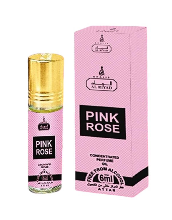 PINK ROSE 6 ml perfume oil (TOP: CASSIS, PINAPPLE, PINK PEPPER; MIDDLE: ROSE, JASMINE, MUGUET; BASE: PATCHOULI, INNCENSE, VANILLA, MUSK) 2 