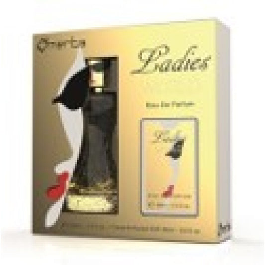 Omerta EDP 100 ml + 20 ml „Ladies World” – parfum floral, lemnos și mosc pentru femei.