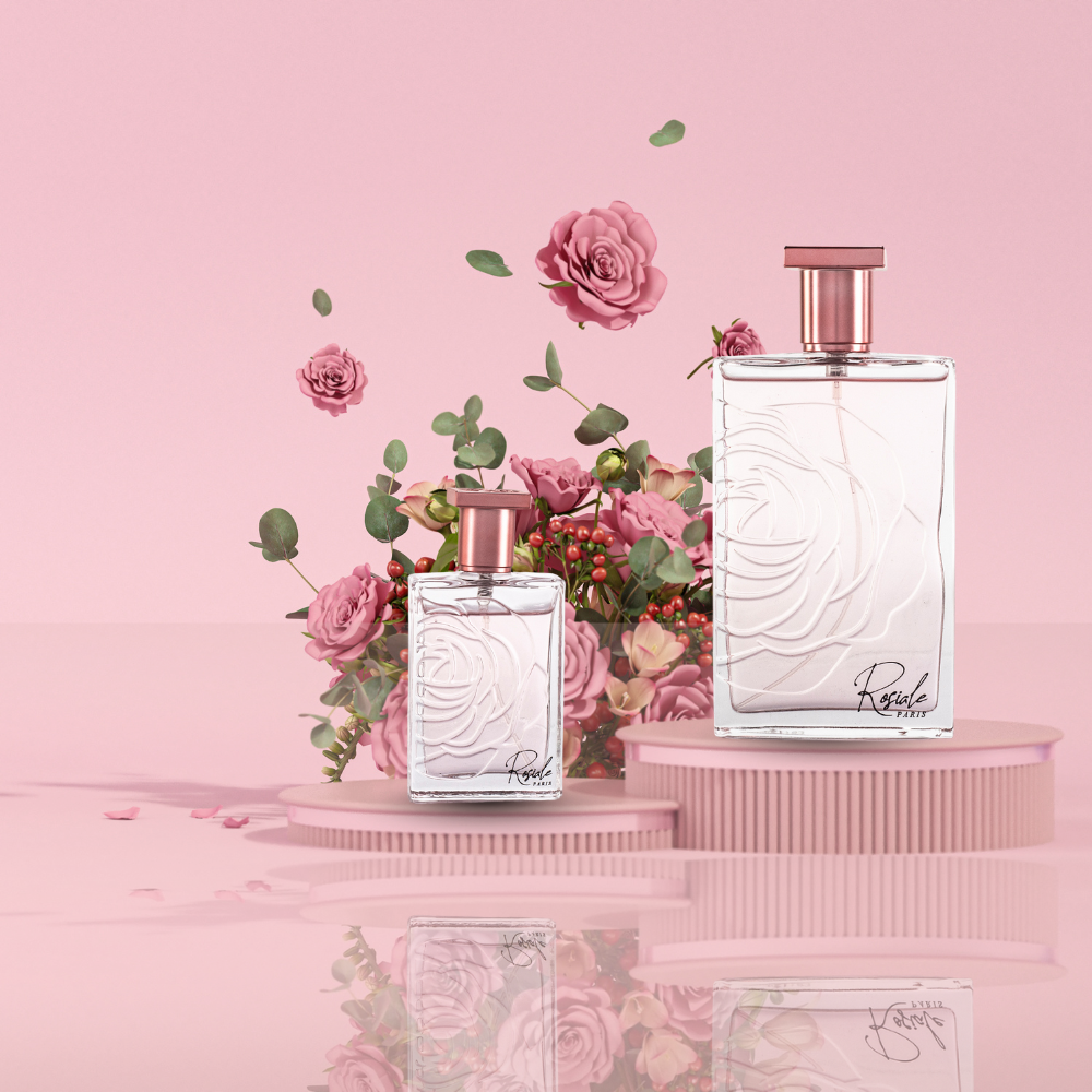 100 ml + 30 ml Parfum EDP "ROSIALE" cu Arome Fresh-Florale pentru Femei 2 