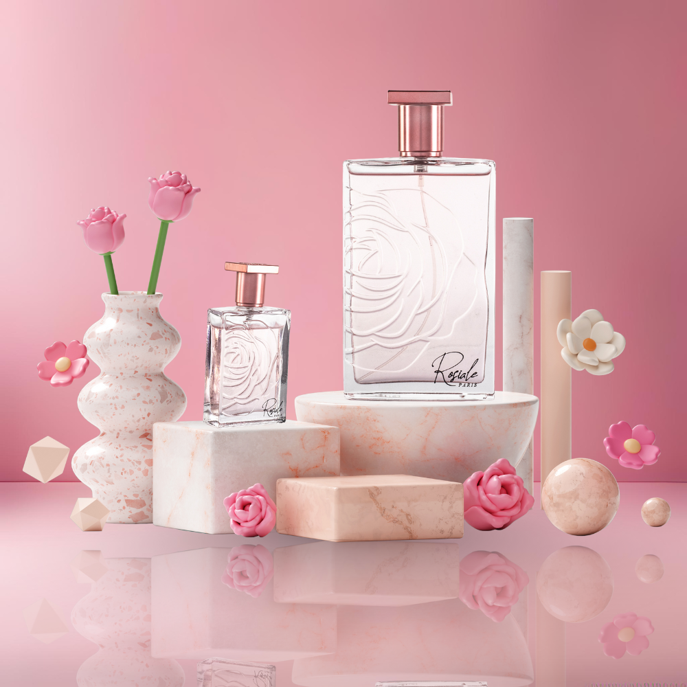 100 ml + 30 ml Parfum EDP "ROSIALE" cu Arome Fresh-Florale pentru Femei 1 