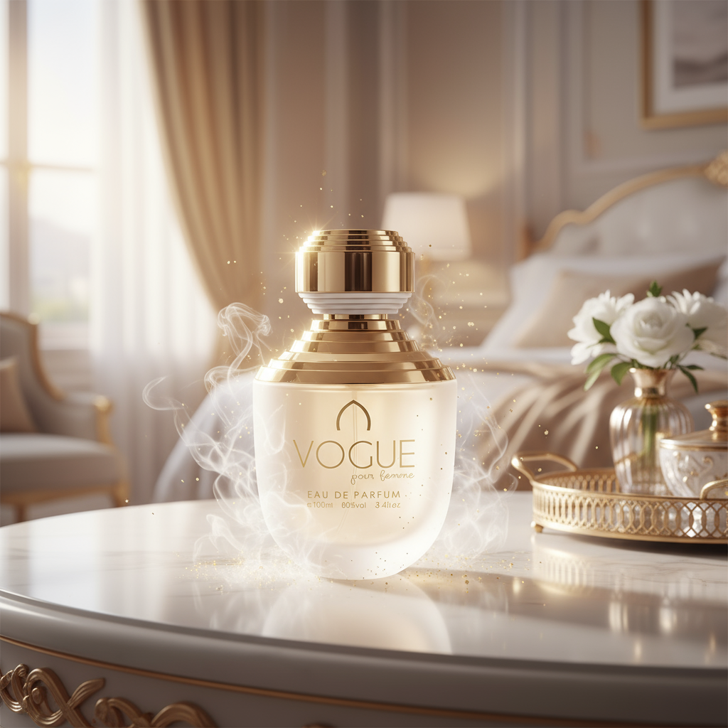 100 ml Parfum EDP VOGUE cu Arome Fructat-Florale și Mosc pentru Femei