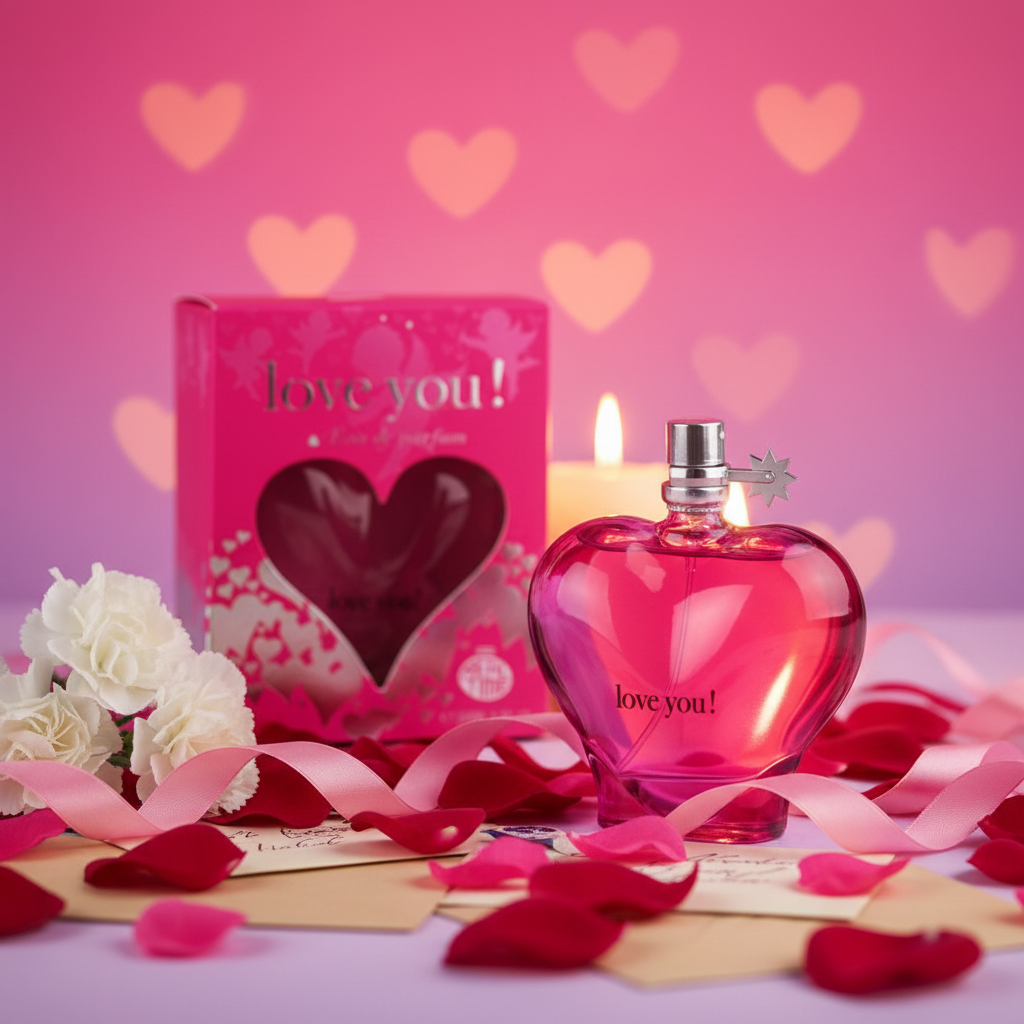 100 ml Parfum EDP ""Love You Pink"" cu Arome Fructat-Citrate pentru Femei